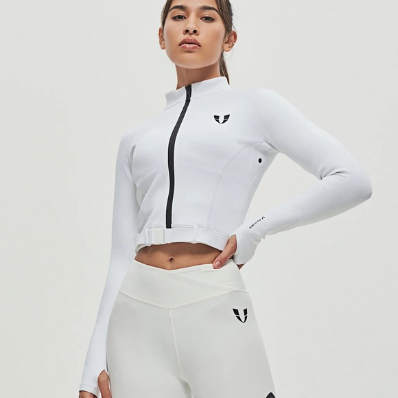 Firm Abs Jackets & Blazers - FIRM ABS FULL-ZIP CROPPED JACKET SZ.  XL.